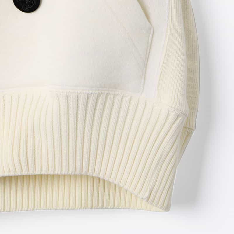 SACAI SACAI＜サカイ＞ カシミヤ混ニットジャケット WHITE