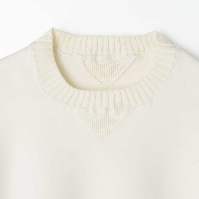 SACAI SACAI＜サカイ＞ カシミヤ混ニットプルオーバー WHITE