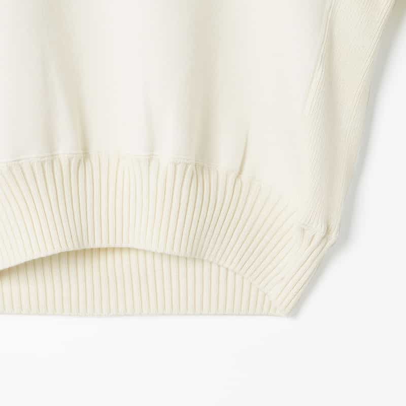 SACAI SACAI＜サカイ＞ カシミヤ混ニットプルオーバー WHITE