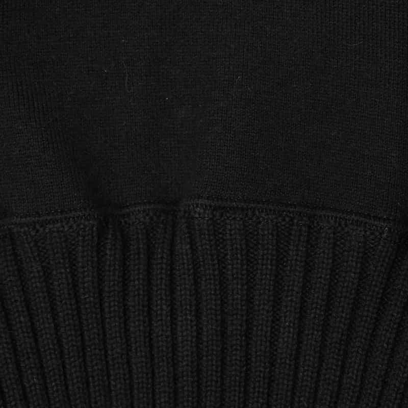 SACAI SACAI＜サカイ＞ カシミヤ混ニットプルオーバー BLACK