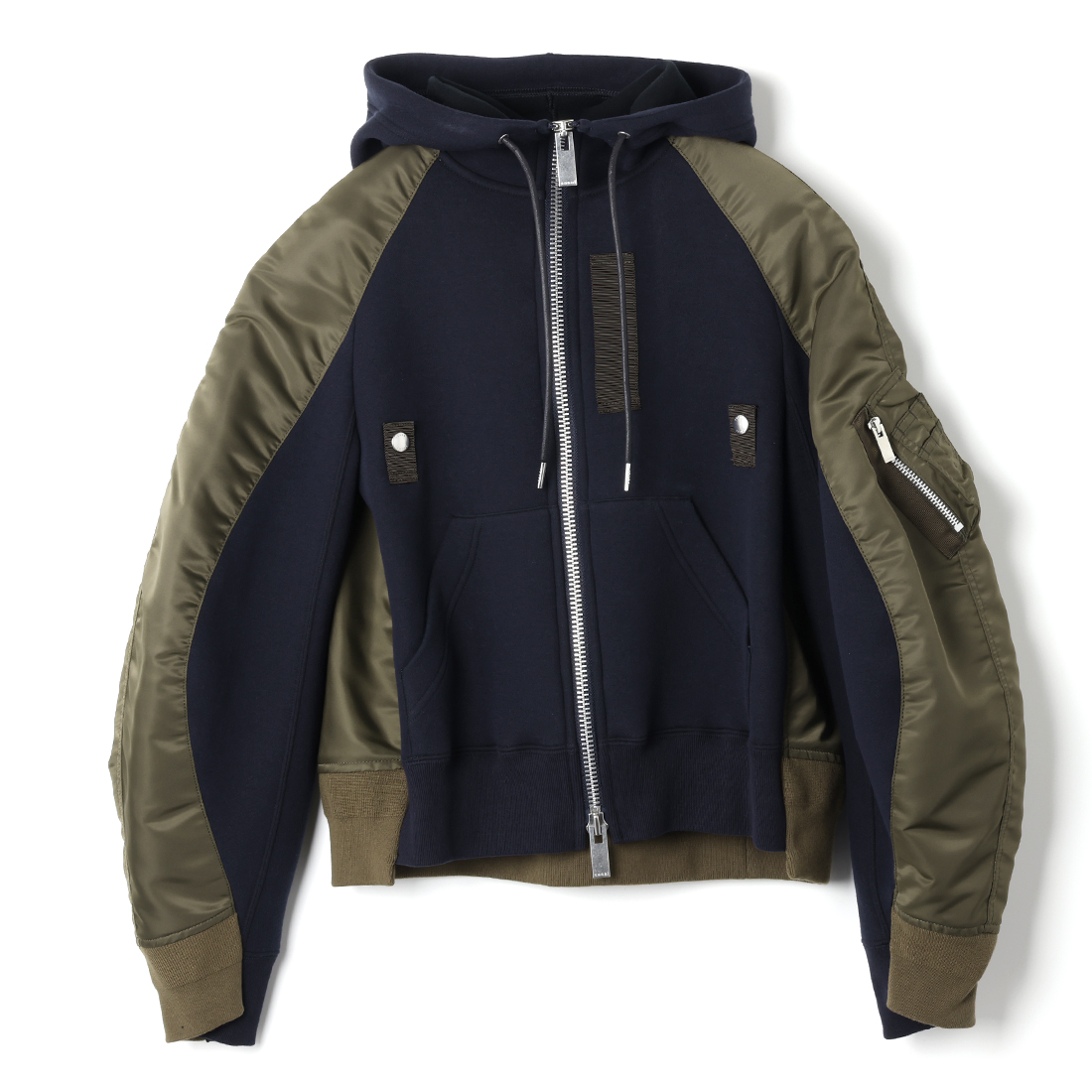 SACAI＜サカイ＞ コンビネーション スウェットパーカー