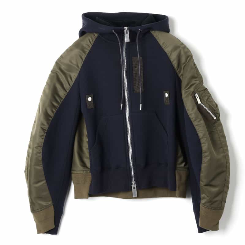 SACAI＜サカイ＞ コンビネーション スウェットパーカー