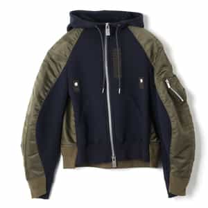 SACAI＜サカイ＞ コンビネーション スウェットパーカー
