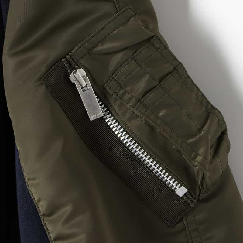 SACAI SACAI＜サカイ＞ コンビネーション スウェットパーカー NAVY