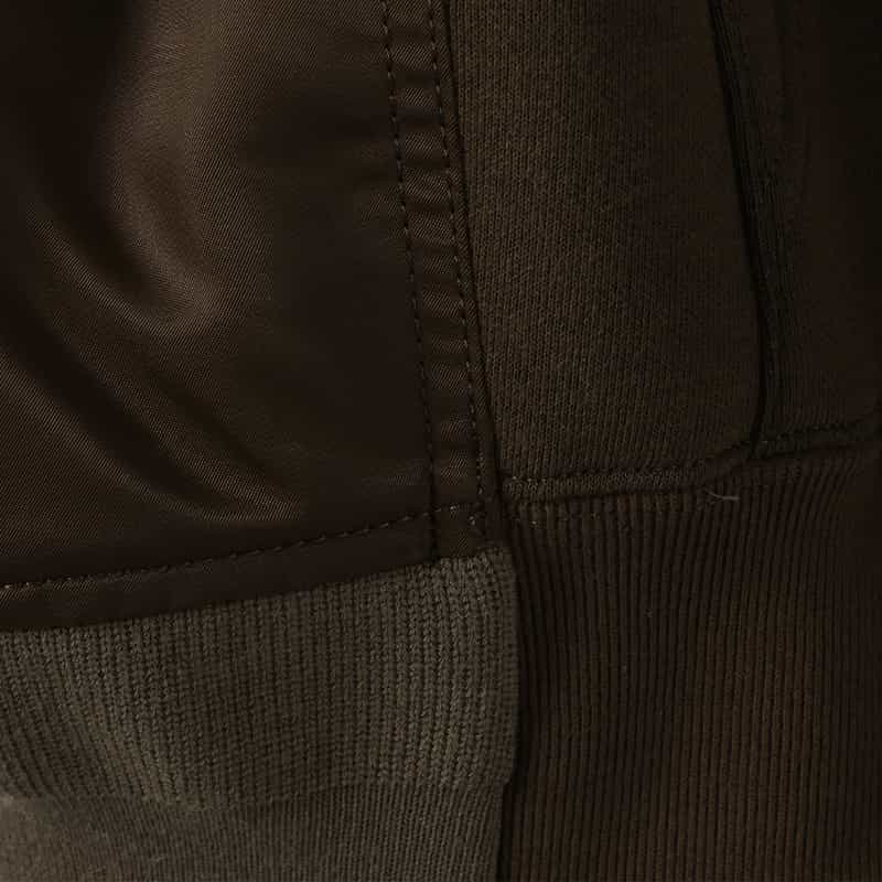 SACAI SACAI＜サカイ＞ コンビネーション スウェットパーカー BROWN