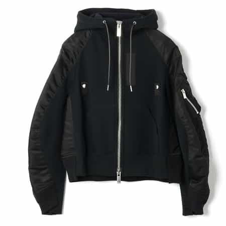 SACAI＜サカイ＞ コンビネーション スウェットパーカー