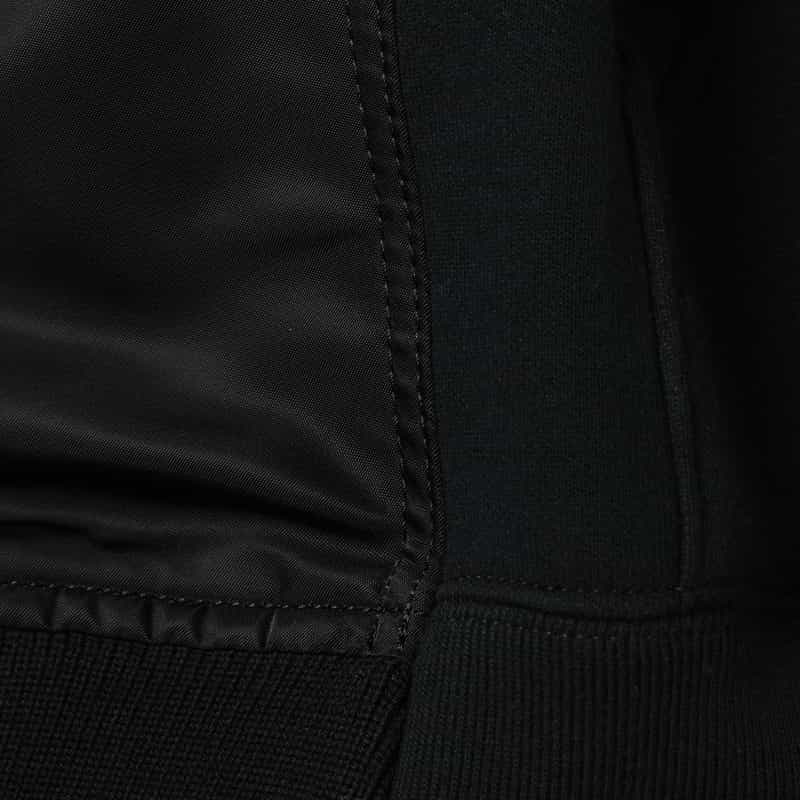 SACAI SACAI＜サカイ＞ コンビネーション スウェットパーカー BLACK