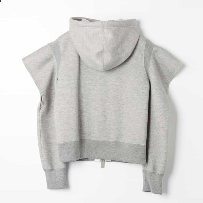 SACAI SACAI＜サカイ＞ 2WAYスウェットフーディ LIGHT GRAY