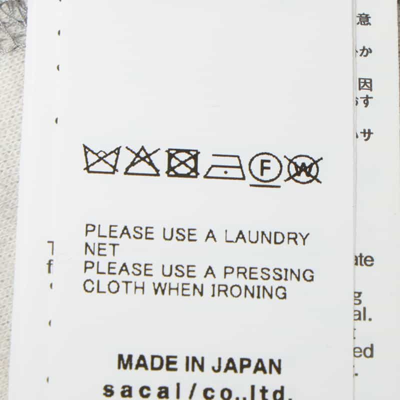 SACAI SACAI＜サカイ＞ スウェットパンツ（ウィメンズ） LIGHT GRAY