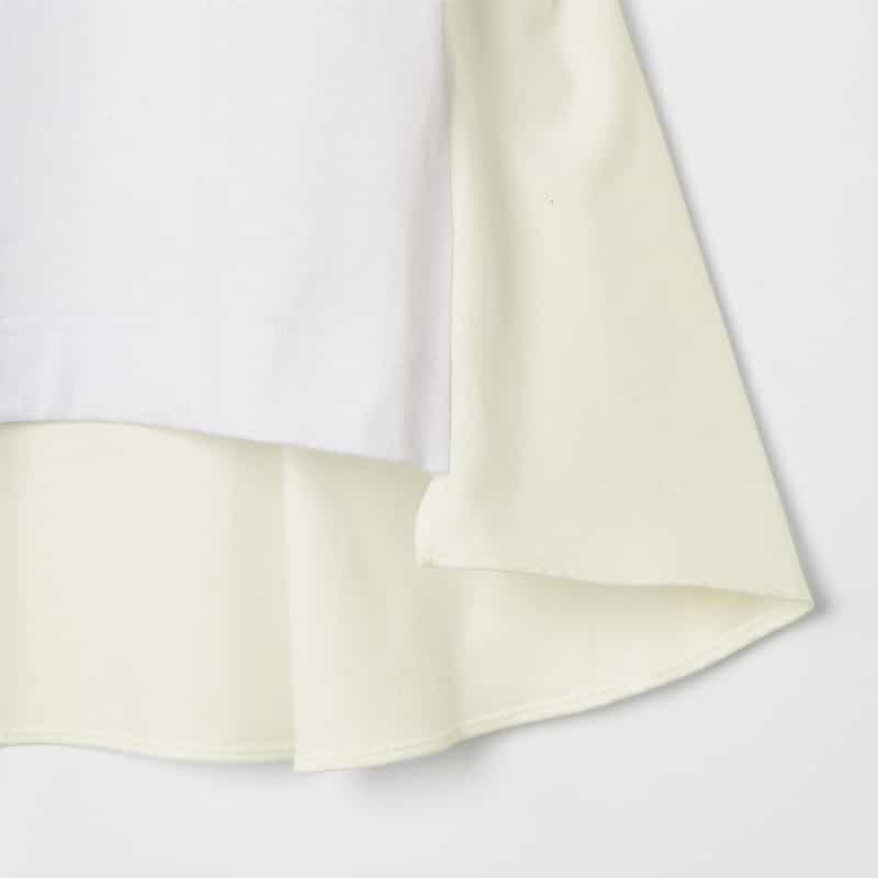 SACAI SACAI＜サカイ＞ コンビネーション スウェットプルオーバー WHITE