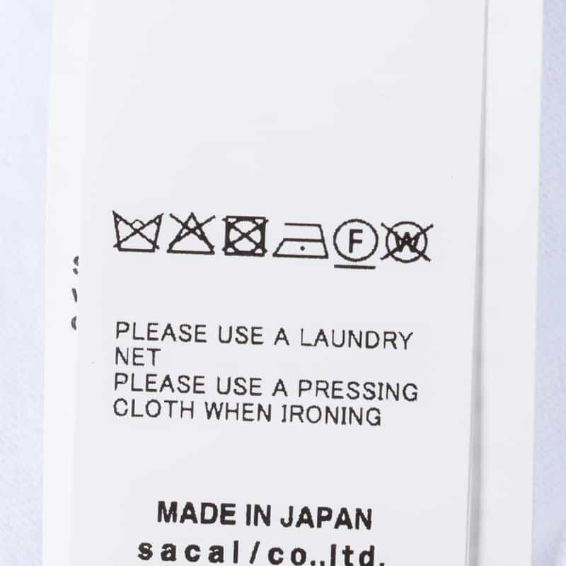 SACAI SACAI＜サカイ＞ コンビネーション スウェットプルオーバー WHITE