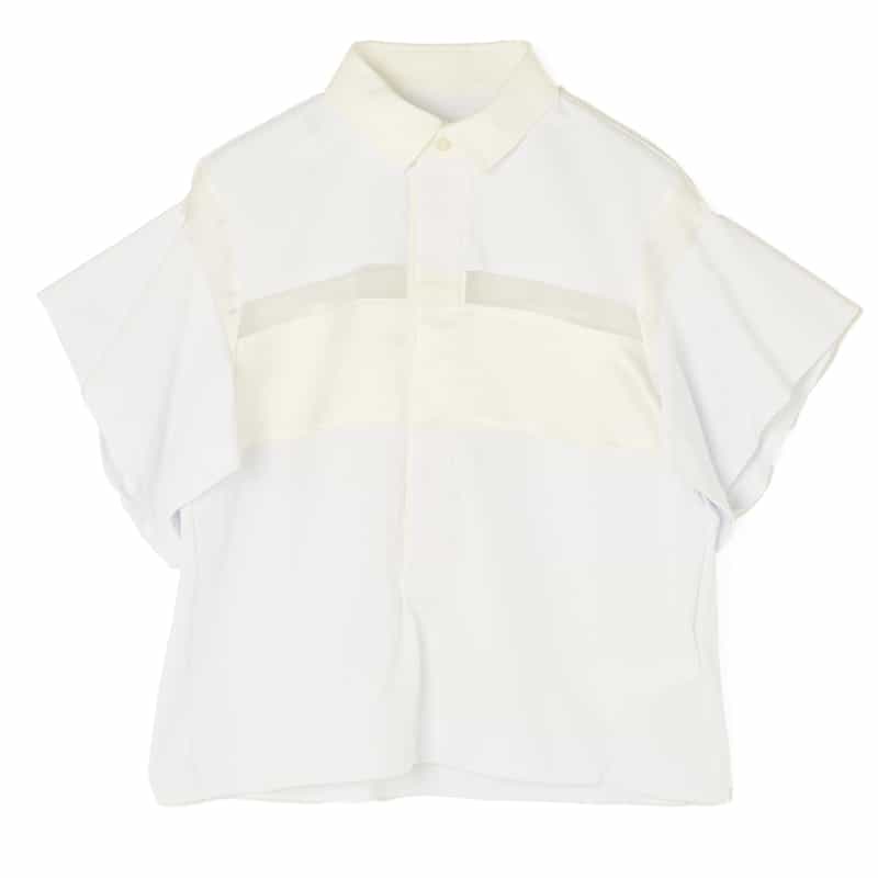 SACAI SACAI＜サカイ＞ コットンジャージープルオーバー WHITE