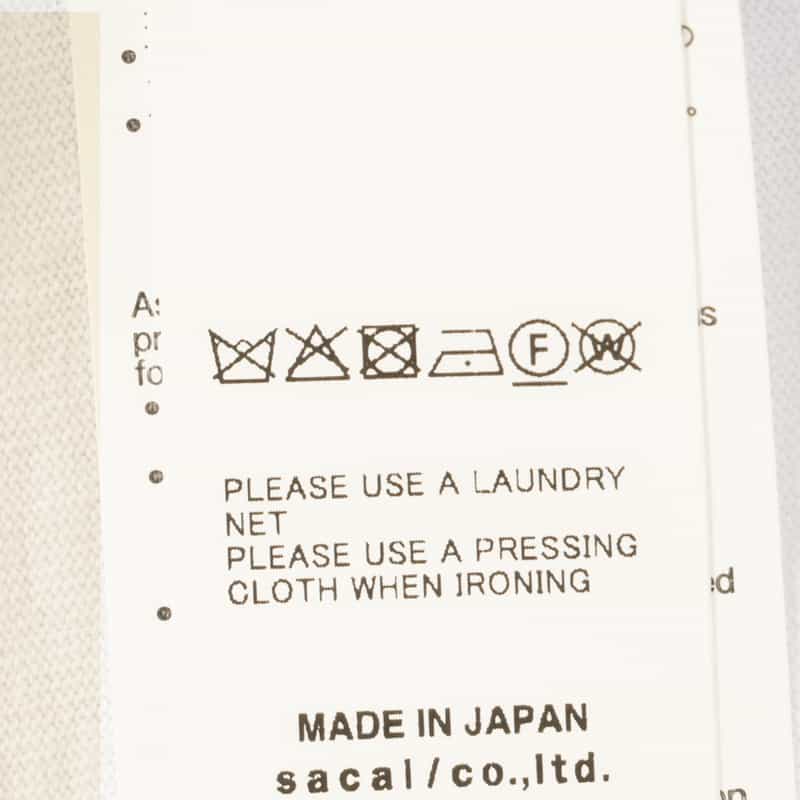 SACAI SACAI＜サカイ＞ コンビネーション グラフィックTシャツ WHITE