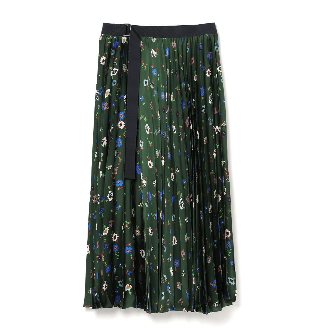 SACAI＜サカイ＞ フローラル柄プリーツスカート