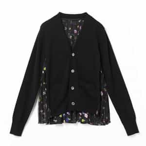 SACAI＜サカイ＞ フローラル柄ニットカーディガン