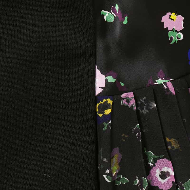 SACAI SACAI＜サカイ＞ フローラル柄ニットカーディガン BLACK