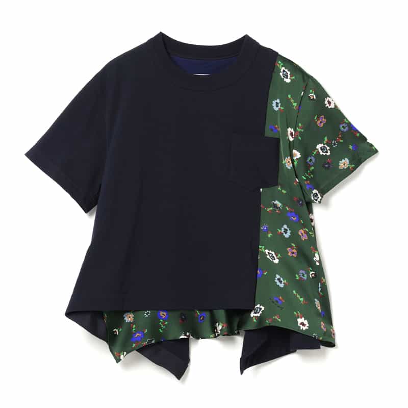SACAI＜サカイ＞ フローラル柄プリントTシャツ