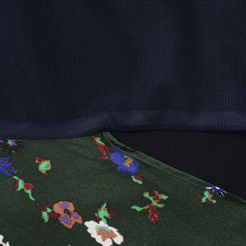 SACAI SACAI＜サカイ＞ フローラル柄プリントTシャツ NAVY