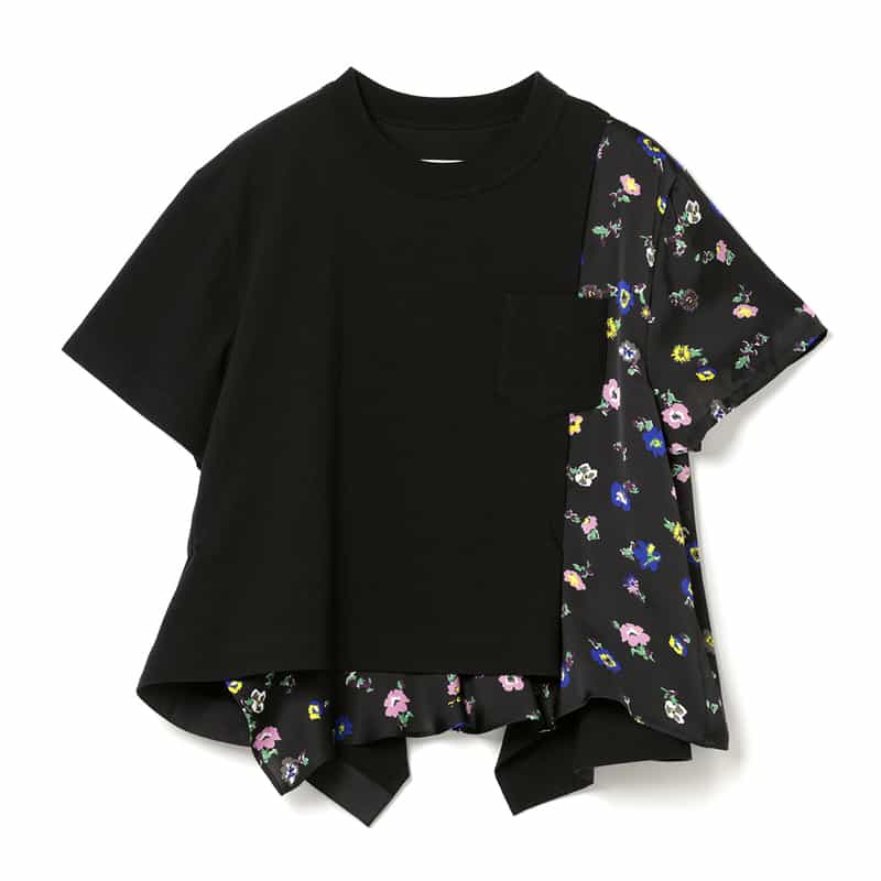 SACAI＜サカイ＞ フローラル柄プリントTシャツ
