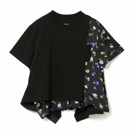 SACAI＜サカイ＞ フローラル柄プリントTシャツ