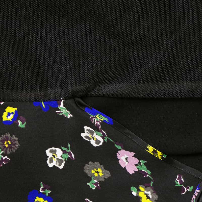 SACAI SACAI＜サカイ＞ フローラル柄プリントTシャツ BLACK
