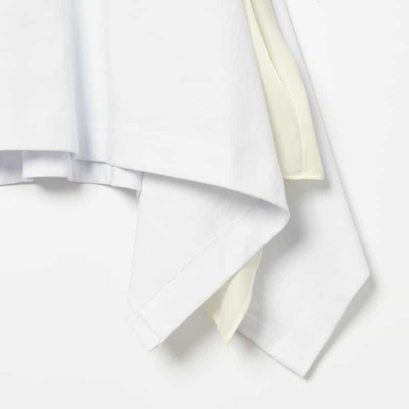 SACAI SACAI＜サカイ＞ コンビネーションTシャツ WHITE