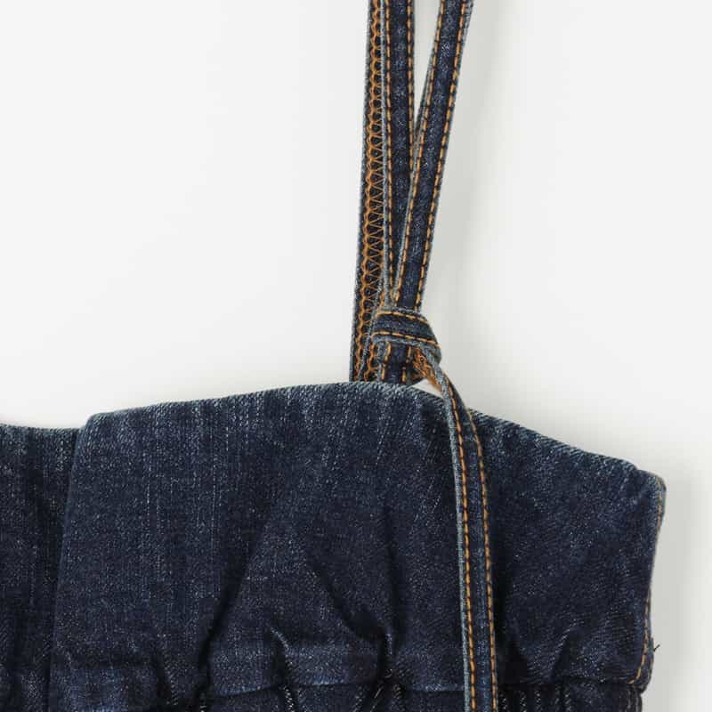 SACAI SACAI＜サカイ＞ デニム生地キャミソール BLUE