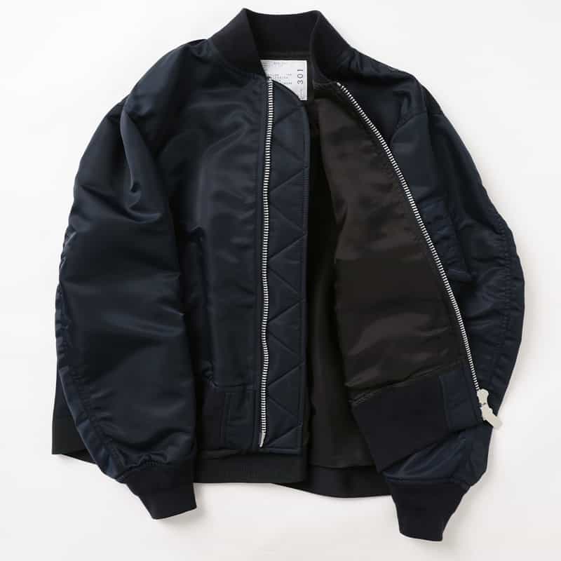 SACAI SACAI＜サカイ＞ ナイロンツイルブルゾン NAVY