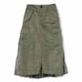 SACAI＜サカイ＞ フロントスリット入りツイルスカート
