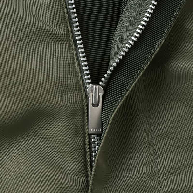 SACAI SACAI＜サカイ＞ フロントスリット入りツイルスカート KHAKI