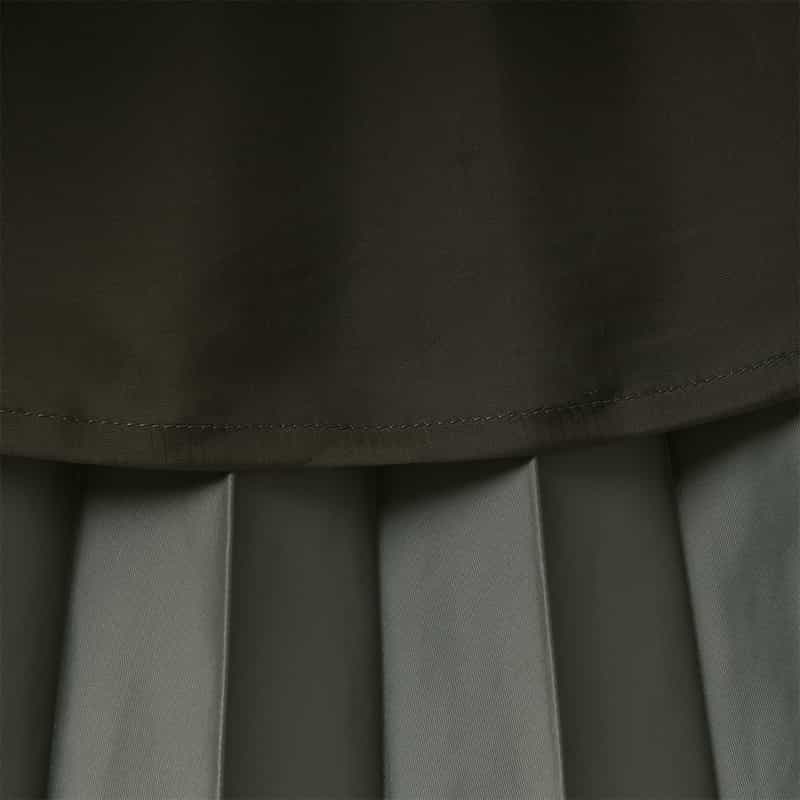 SACAI SACAI＜サカイ＞ フロントスリット入りツイルスカート KHAKI