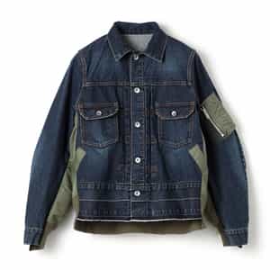 SACAI＜サカイ＞ コンビネーション デニムジャケット