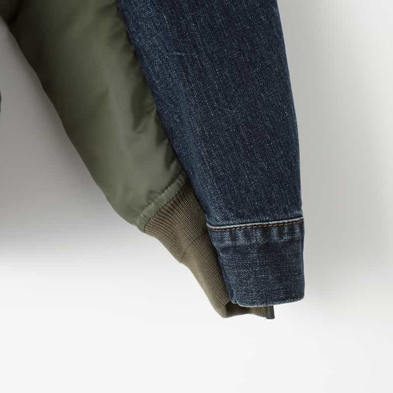 SACAI SACAI＜サカイ＞ コンビネーション デニムジャケット BLUE