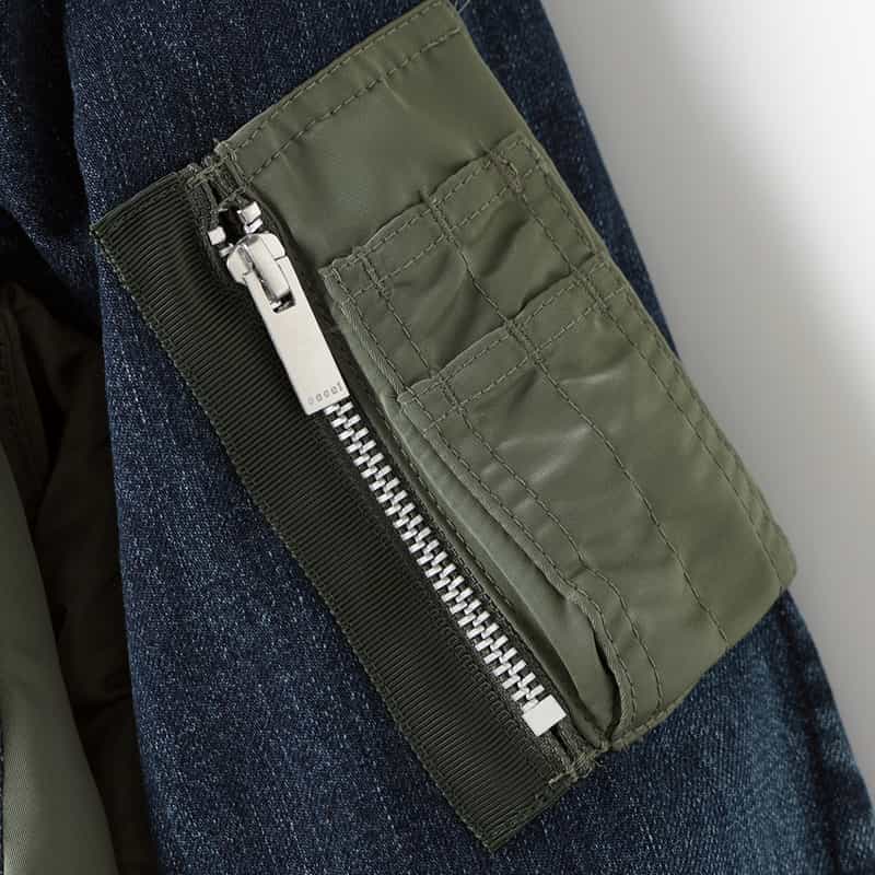 SACAI SACAI＜サカイ＞ コンビネーション デニムジャケット BLUE