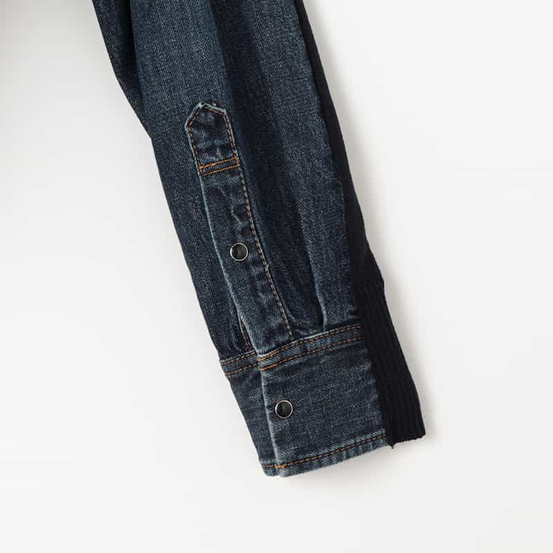 SACAI SACAI＜サカイ＞ コンビネーション ニットカーディガン BLUE