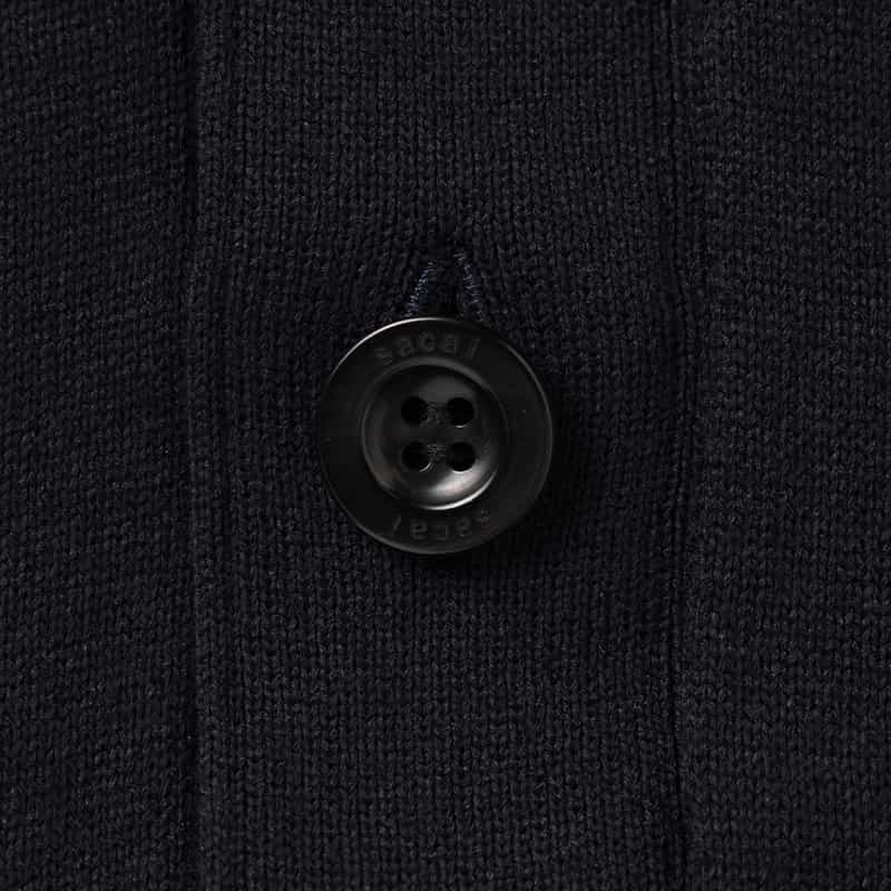 SACAI SACAI＜サカイ＞ コンビネーション ニットカーディガン BLUE