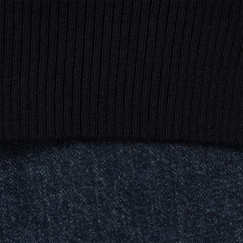 SACAI SACAI＜サカイ＞ コンビネーション ニットカーディガン BLUE