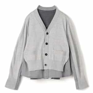 SACAI＜サカイ＞ コンビネーション ニットカーディガン