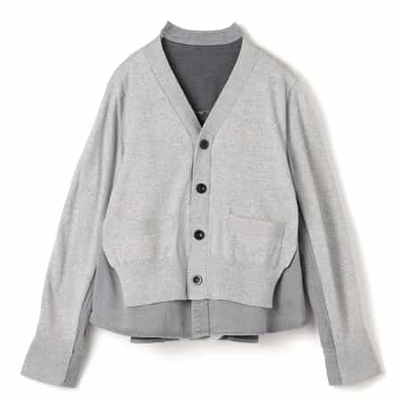 SACAI＜サカイ＞ コンビネーション ニットカーディガン