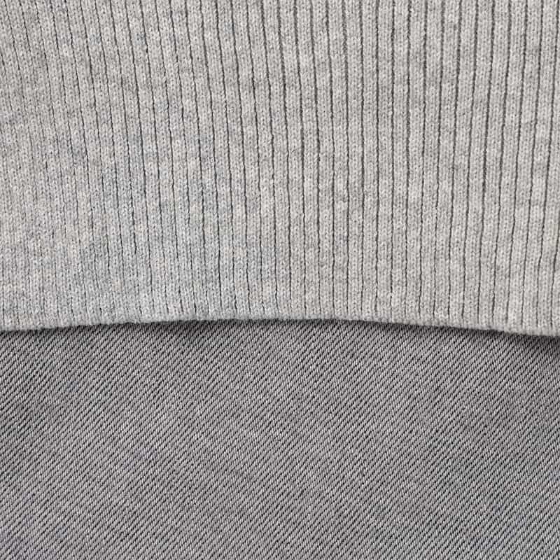 SACAI SACAI＜サカイ＞ コンビネーション ニットカーディガン GRAY