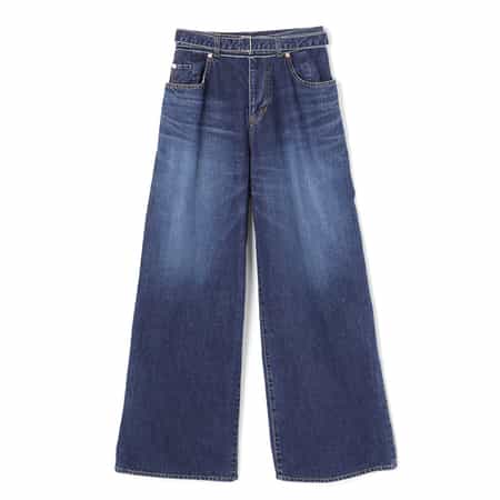 SACAI＜サカイ＞ ワイドデニムパンツ