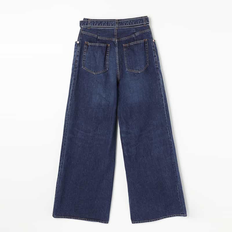 SACAI SACAI＜サカイ＞ ワイドデニムパンツ BLUE