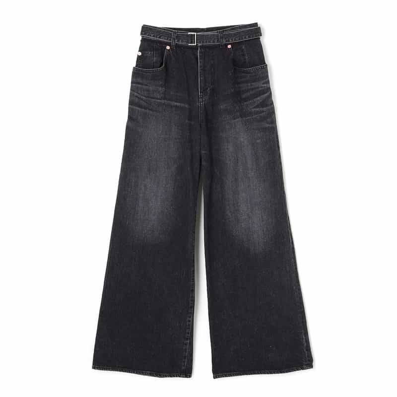 SACAI＜サカイ＞ ワイドデニムパンツ