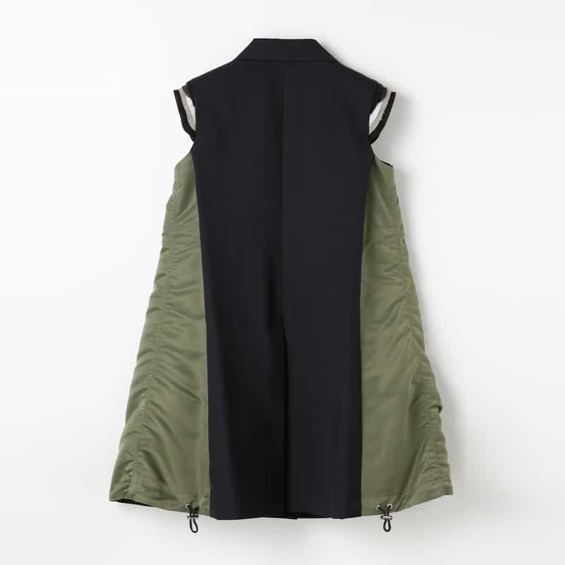 SACAI SACAI＜サカイ＞ スーチングコートベスト NAVY