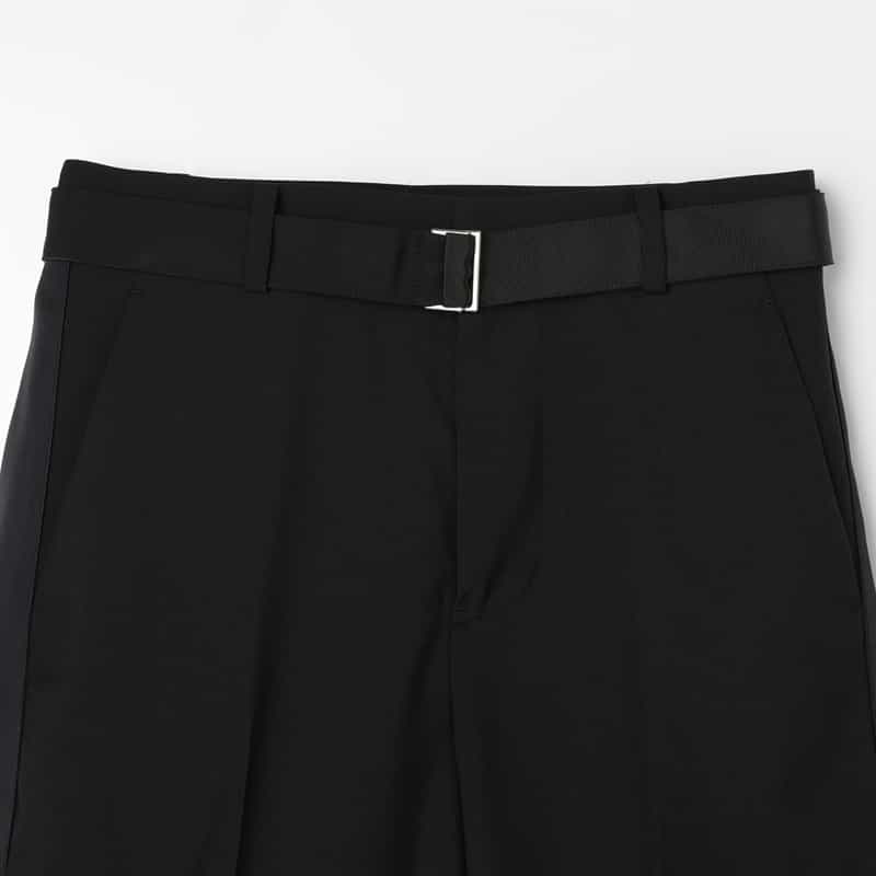 SACAI SACAI＜サカイ＞ スーチングパンツ BLACK