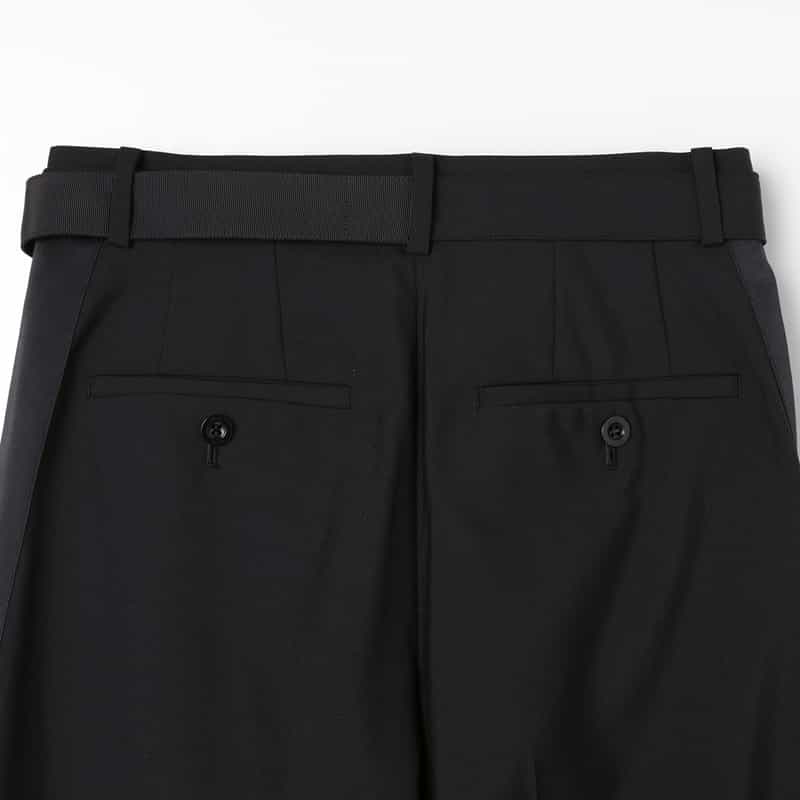 SACAI SACAI＜サカイ＞ スーチングパンツ BLACK