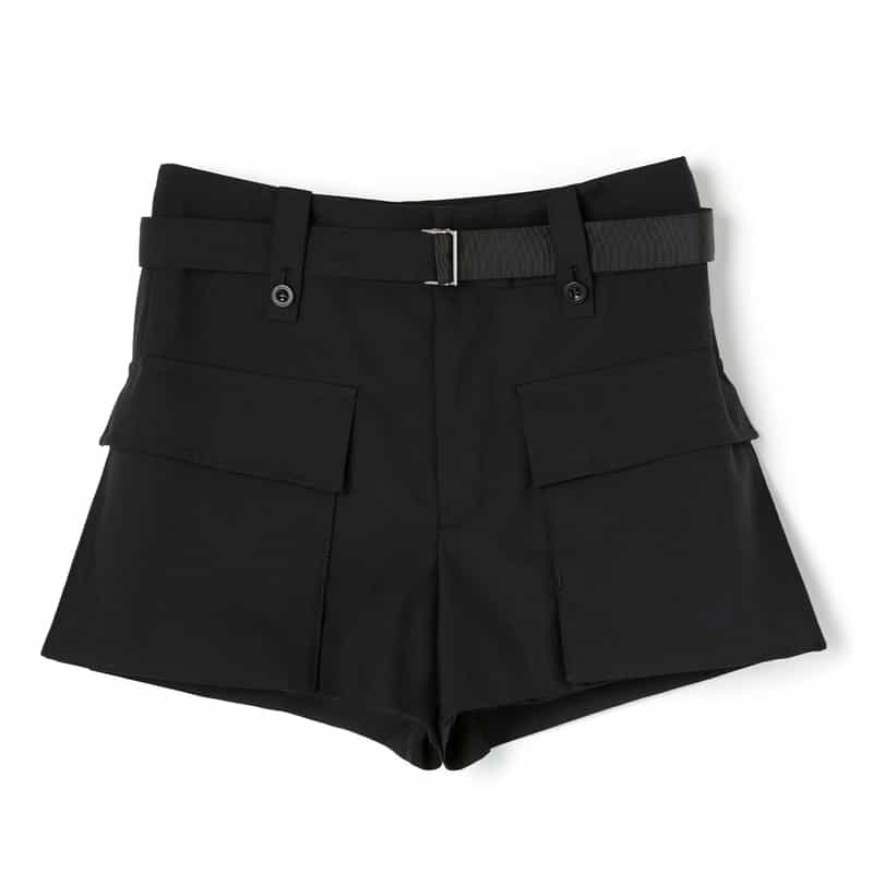 SACAI SACAI＜サカイ＞ スーチングショートパンツ BLACK