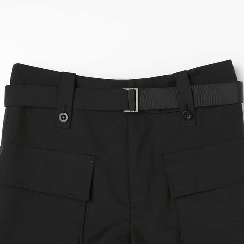 SACAI SACAI＜サカイ＞ スーチングショートパンツ BLACK