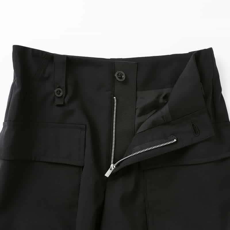 SACAI SACAI＜サカイ＞ スーチングショートパンツ BLACK