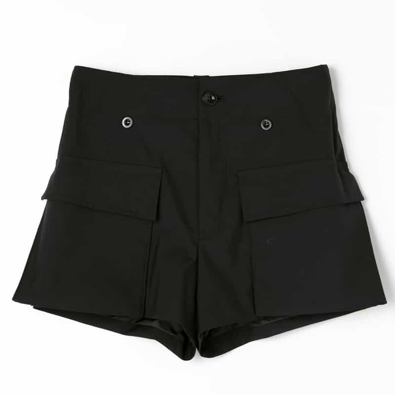 SACAI SACAI＜サカイ＞ スーチングショートパンツ BLACK